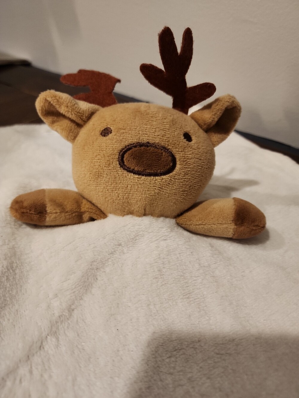 Enchante Lovey Plush Reindeer Soft Toy - Tan Brown Kids Toy